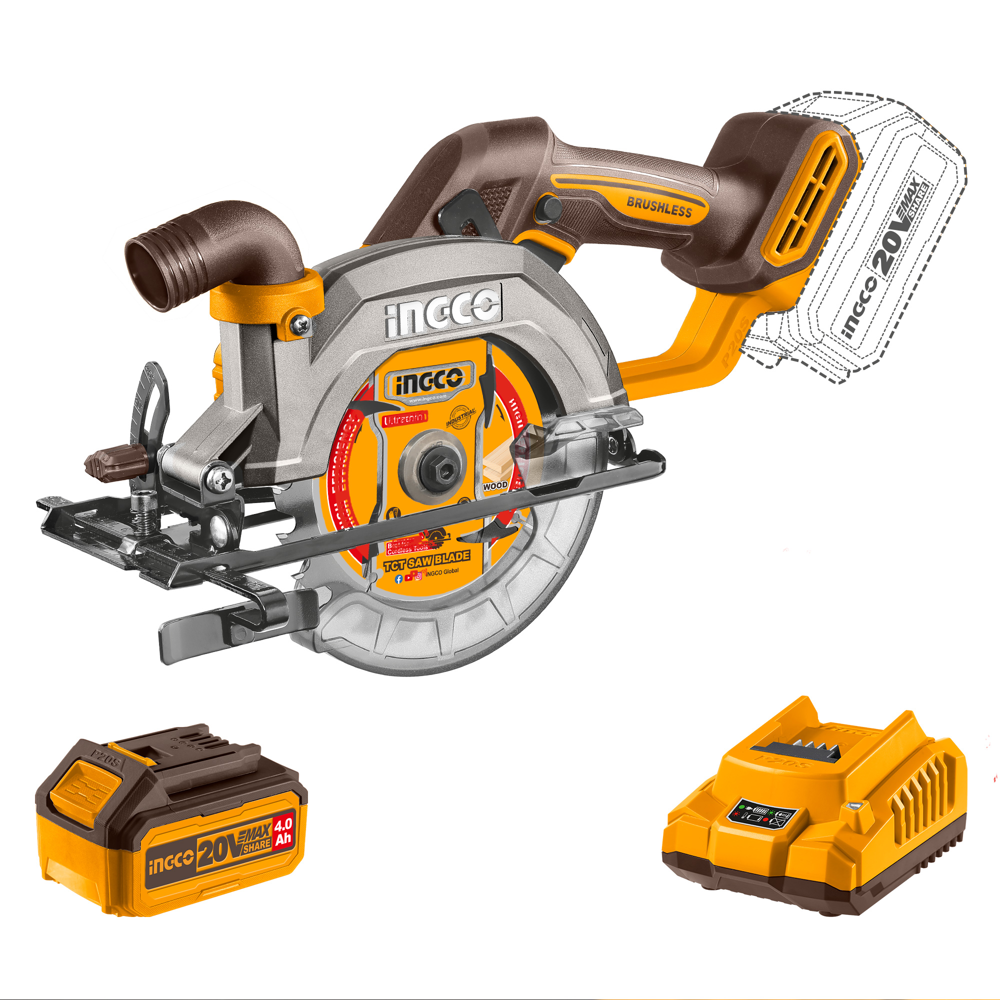 CSLI14021 | Cordless circular saw
