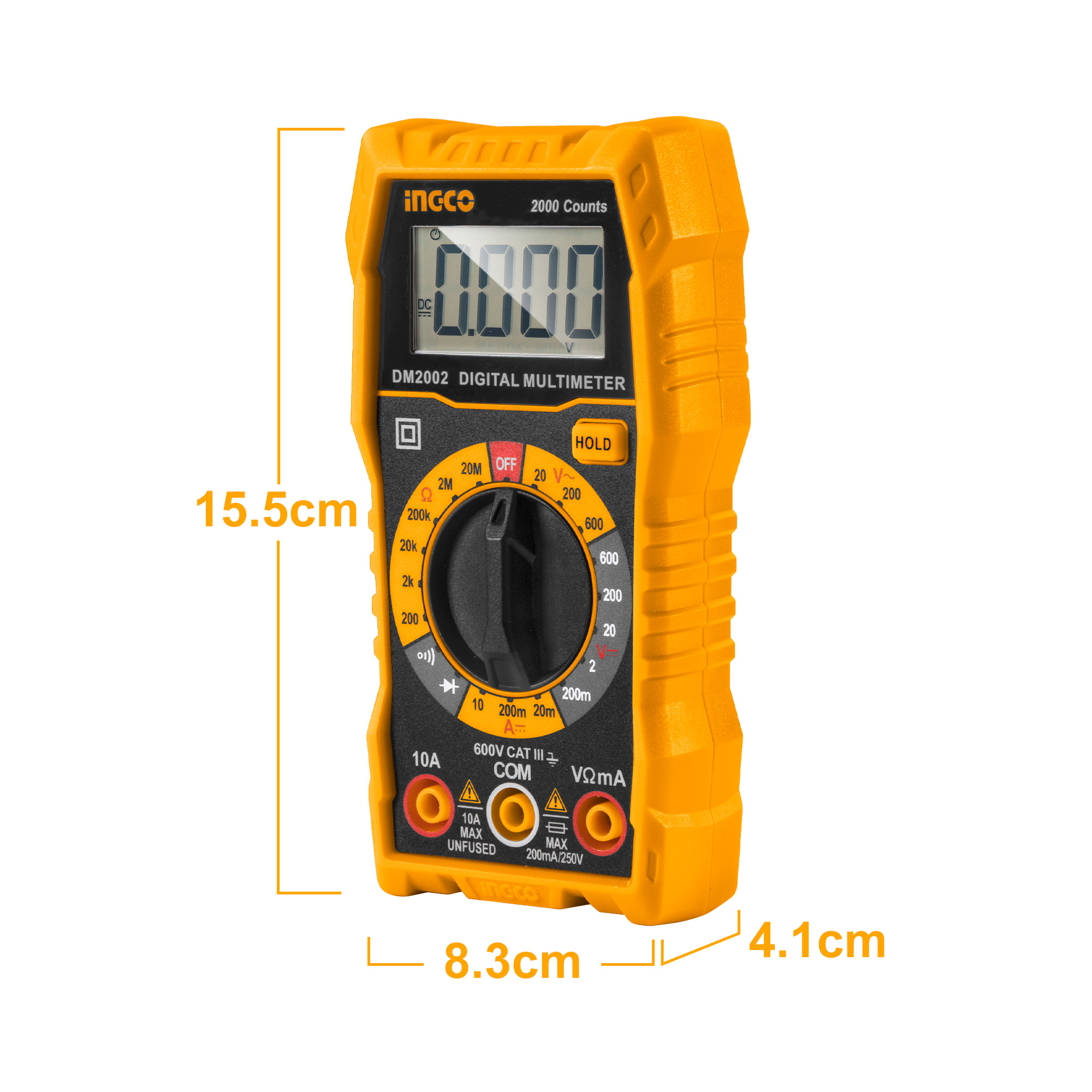 Multimeter Inco Model INGCO Measuring Tools Digital multimeter DM2002