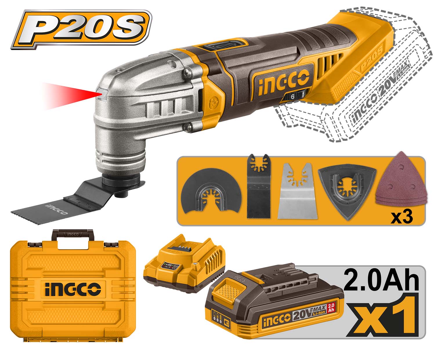 CMLI2022 | Cordless multi- tool
