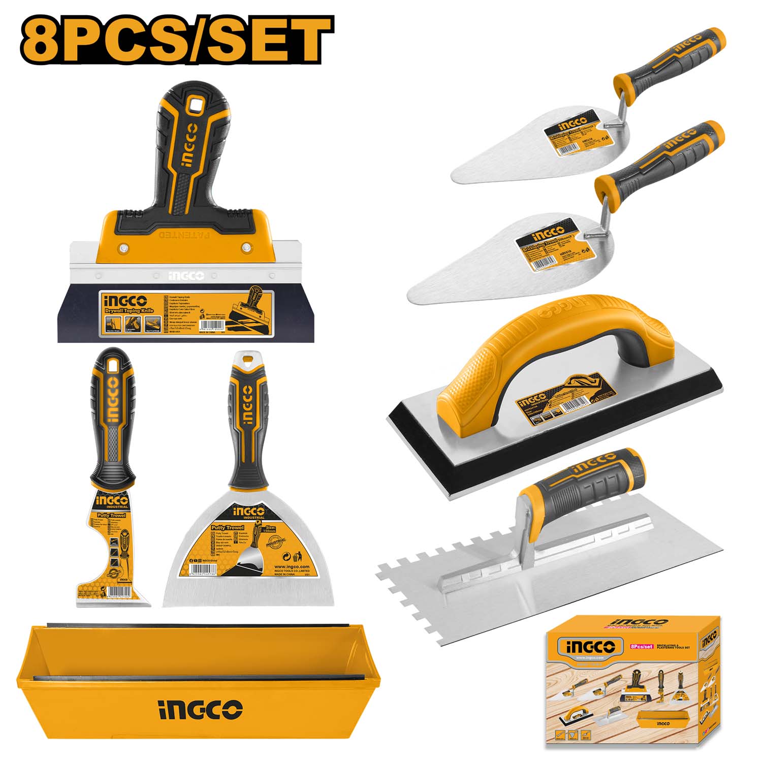 COS23076 | Bricklaying & plastering tools set