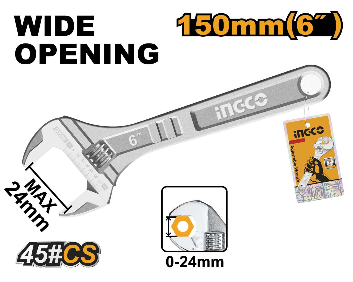 HADW131062 | Adjustable wrench