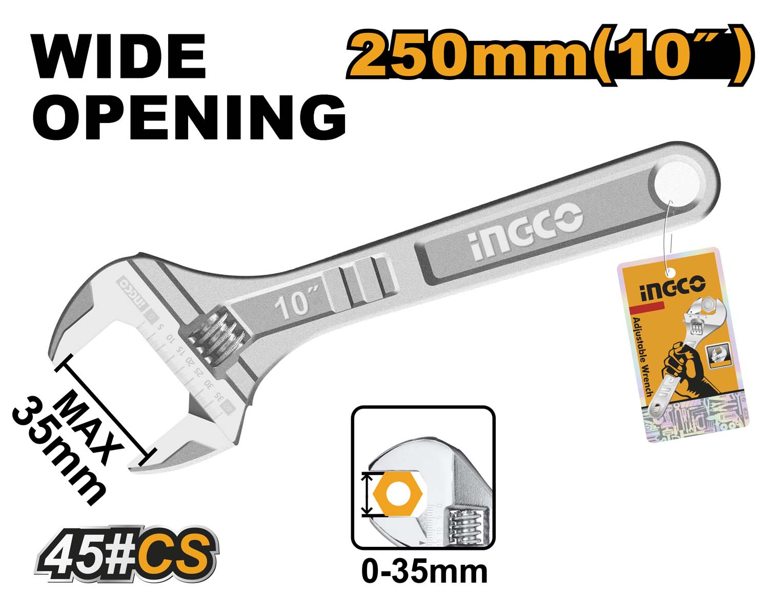 HADW131102 | Adjustable wrench