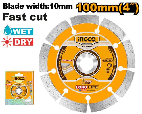 Dry diamond disc