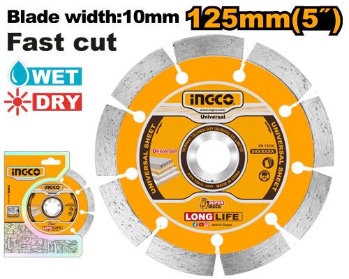 Dry diamond disc