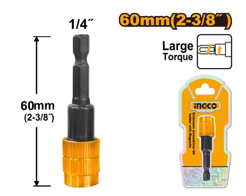 Screwdriver bit holder with release
