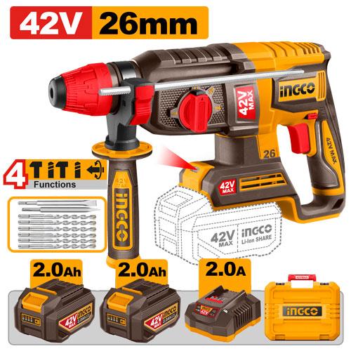 Cordless rotary hammer