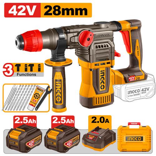 Cordless rotary hammer